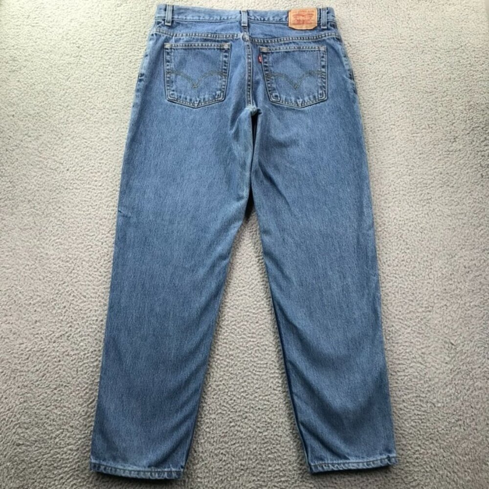 LEVIS 550 Womens Size 16 Relaxed‎ Tapered Fit High Rise 100% Cotton Denim Jeans